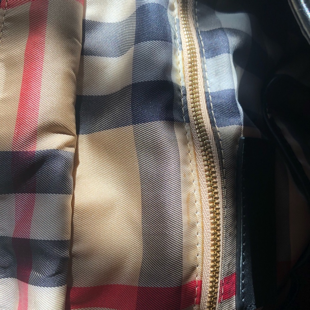 Burberry diaper bag